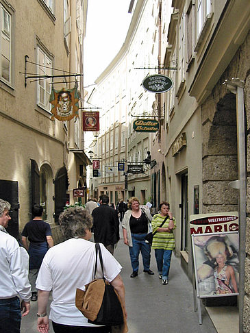 Die Haupteinkaufsstraße in Salzburg - Salzburger Land (Salzburg)