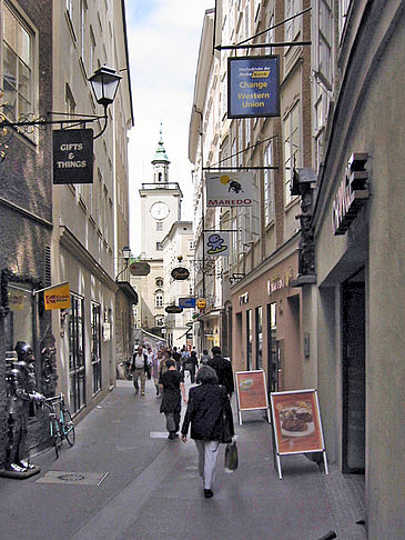 Die Haupteinkaufsstraße in Salzburg - Salzburger Land (Salzburg)