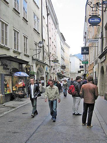 Die Haupteinkaufsstraße in Salzburg - Salzburger Land (Salzburg)