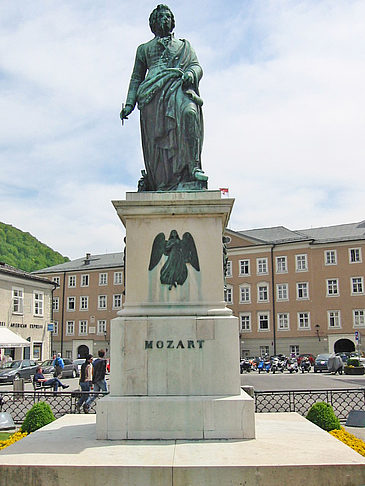 Mozart Denkmal am Mozartplatz - Salzburger Land (Salzburg)