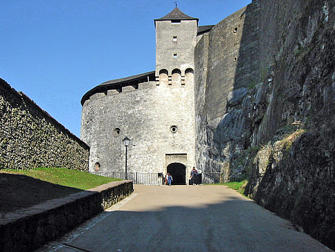 Foto Die Mauern der Festung Hohensalzburg - Salzburg