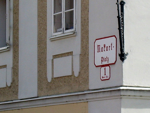 Marktplatz am Mozartwohnhaus Foto 