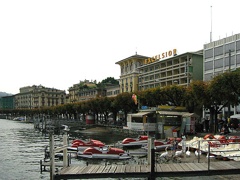 Blick auf die Stadt - Tessin (Lugano)