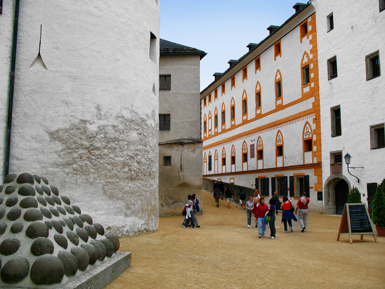 Fotos Aufbau der Burg | Salzburg