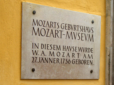 Mozarts Geburtshaus Fotos